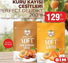 PERFECT DELİGHTS KURU KAYISI ÇEŞİTLERİ 200 G fiyat ve kampanya bilgisi